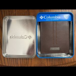 Men’s Columbia Wallet (Brown) Brand New Never Opened